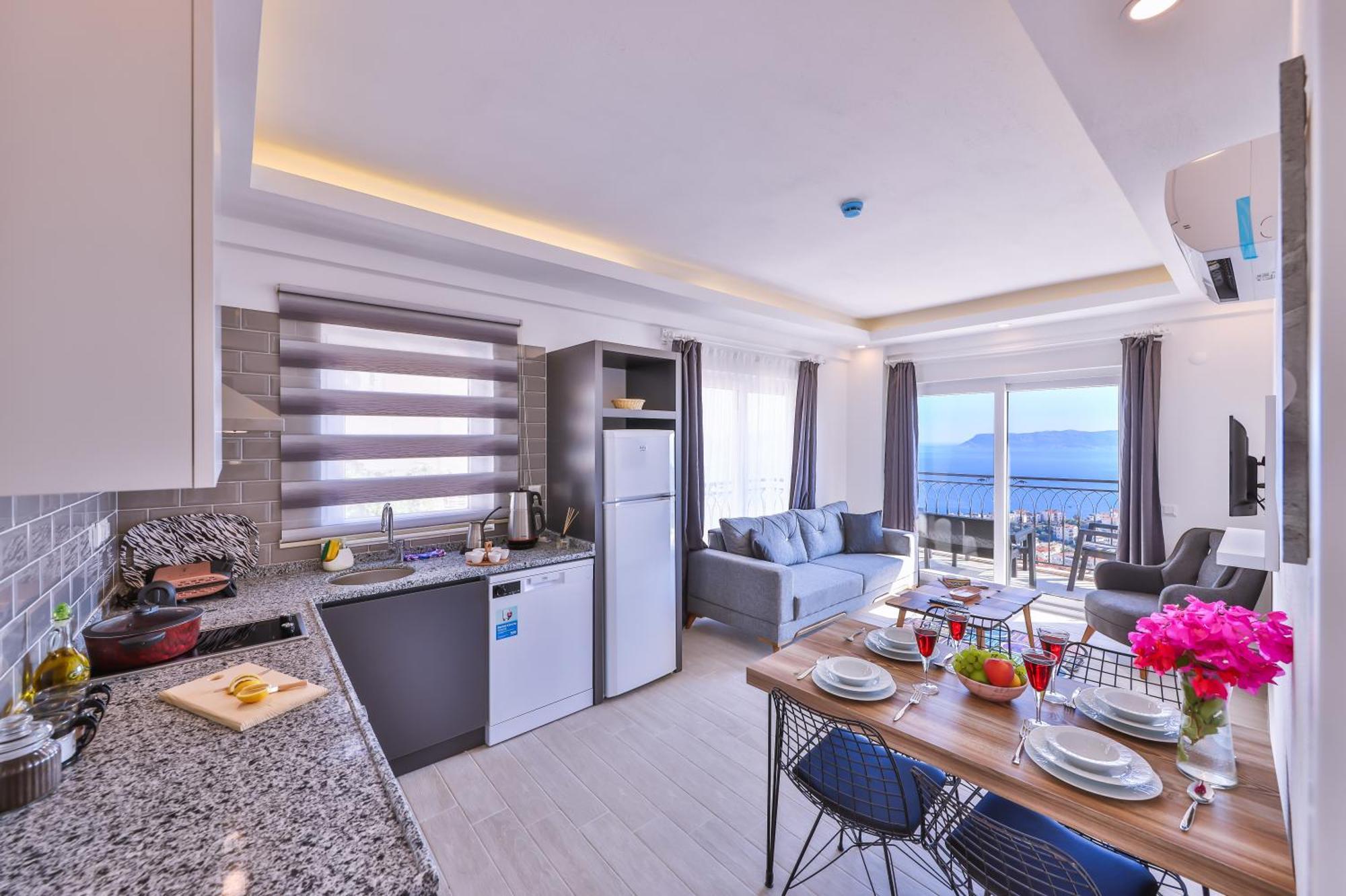 Panorama Suite Apart Otel Κας Εξωτερικό φωτογραφία